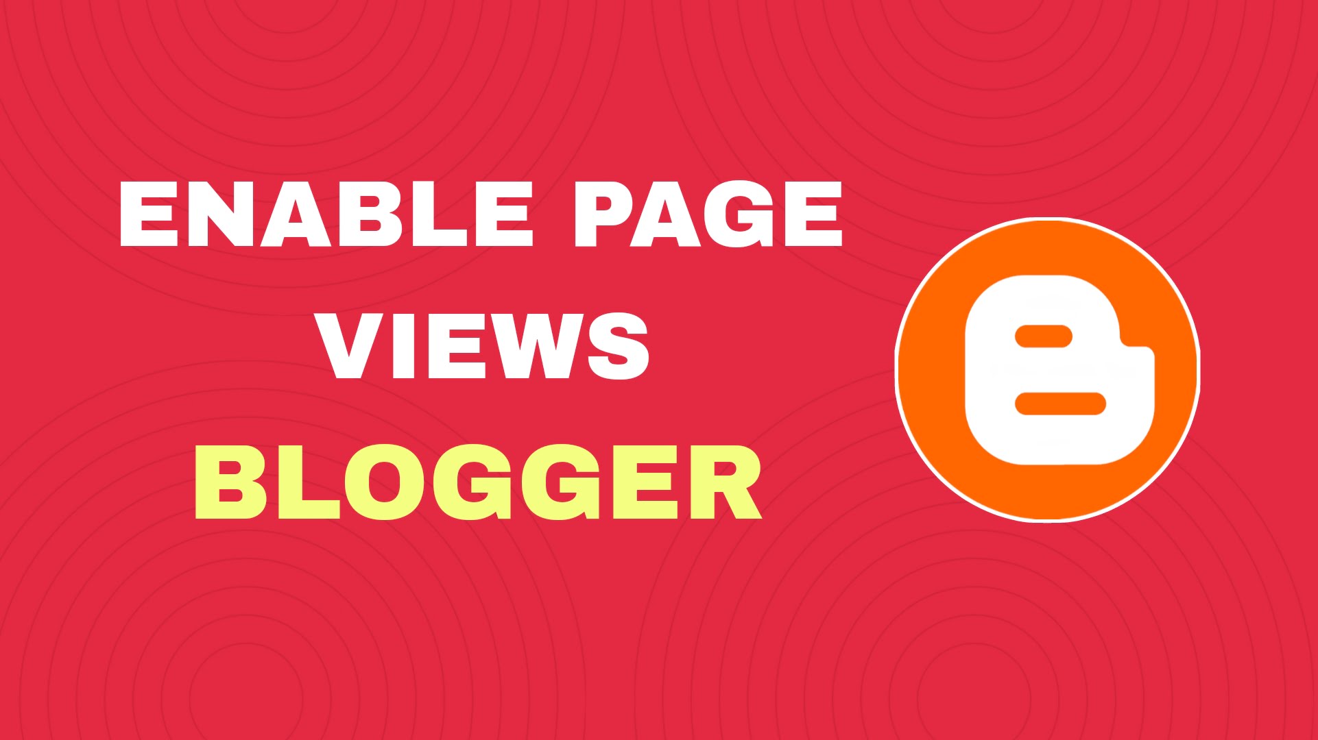 Show number of views in Blogger posts/pages